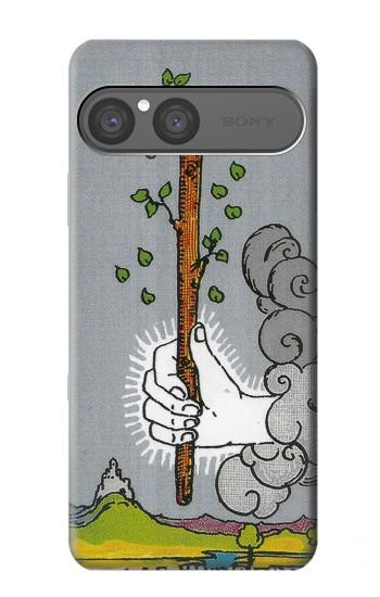 S3723 Tarot Card Age of Wands Hülle Schutzhülle Taschen für Sony Xperia 10 VII, 10 VIII
