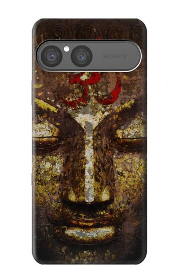 S3874 Buddha Face Ohm Symbol Hülle Schutzhülle Taschen für Sony Xperia 10 VII