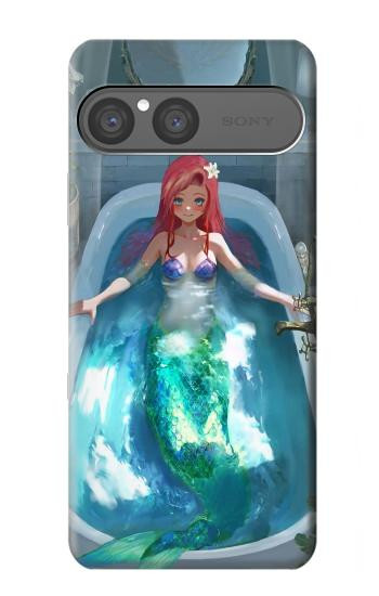 S3911 Cute Little Mermaid Aqua Spa Hülle Schutzhülle Taschen für Sony Xperia 10 VII