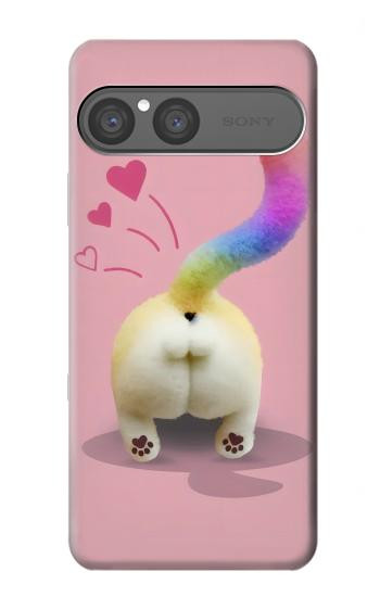 S3923 Cat Bottom Rainbow Tail Hülle Schutzhülle Taschen für Sony Xperia 10 VII, 10 VIII