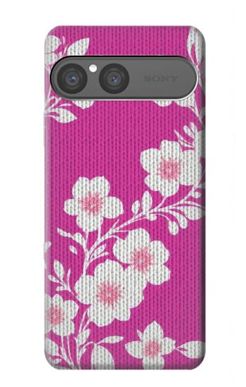 S3924 Cherry Blossom Pink Background Hülle Schutzhülle Taschen für Sony Xperia 10 VII
