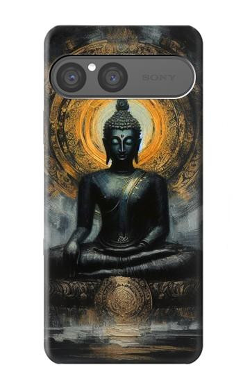 S3968 Black Buddha Hülle Schutzhülle Taschen für Sony Xperia 10 VII