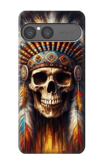 S4016 Native Skull Hülle Schutzhülle Taschen für Sony Xperia 10 VII