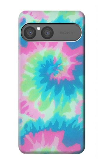 S4033 Pastel Color Tie Dye Hülle Schutzhülle Taschen für Sony Xperia 10 VII, 10 VIII