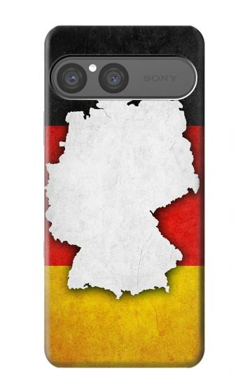 S4055 Germany Flag Hülle Schutzhülle Taschen für Sony Xperia 10 VII, 10 VIII