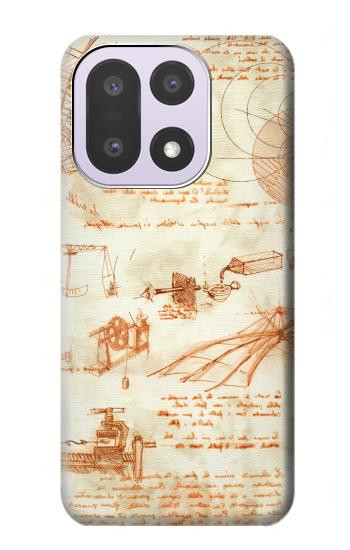 S0566 Technical Drawing Da Vinci Hülle Schutzhülle Taschen für OnePlus 15