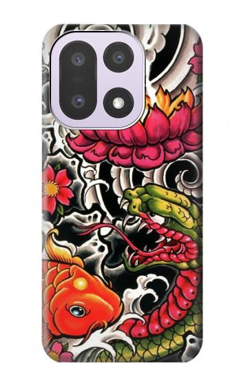 S0605 Yakuza Tattoo Hülle Schutzhülle Taschen für OnePlus 15