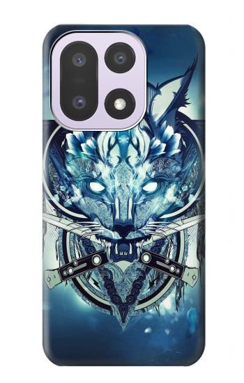 S1135 Wolf with knives Rock Hülle Schutzhülle Taschen für OnePlus 15