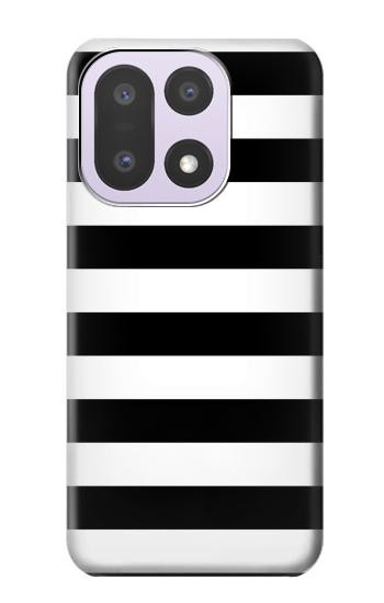S1596 Black and White Striped Hülle Schutzhülle Taschen für OnePlus 15