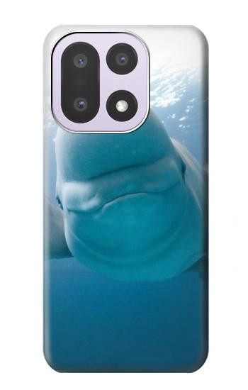 S1801 Beluga Whale Smile Whale Hülle Schutzhülle Taschen für OnePlus 15