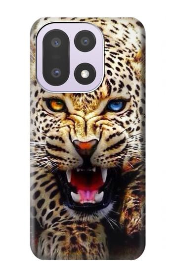S1932 Blue Eyed Leopard Hülle Schutzhülle Taschen für OnePlus 15