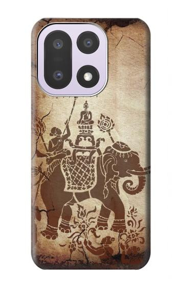 S2102 Thai Art Buddha on Elephant Hülle Schutzhülle Taschen für OnePlus 15