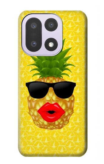 S2443 Funny Pineapple Sunglasses Kiss Hülle Schutzhülle Taschen für OnePlus 15