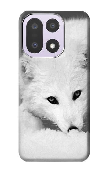 S2569 White Arctic Fox Hülle Schutzhülle Taschen für OnePlus 15