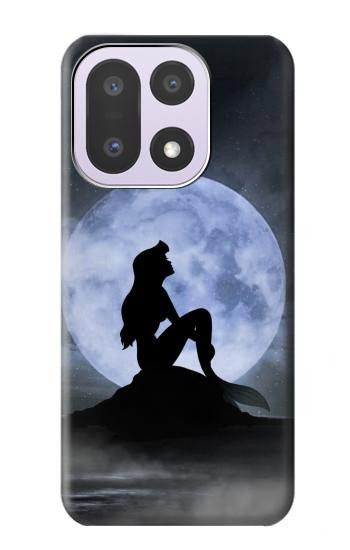S2668 Mermaid Silhouette Moon Night Hülle Schutzhülle Taschen für OnePlus 15