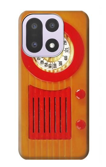 S2780 Vintage Orange Bakelite Radio Hülle Schutzhülle Taschen für OnePlus 15