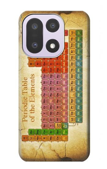 S2934 Vintage Periodic Table of Elements Hülle Schutzhülle Taschen für OnePlus 15