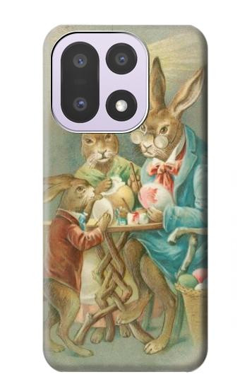 S3164 Easter Rabbit Family Hülle Schutzhülle Taschen für OnePlus 15