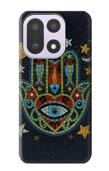 S3175 Hamsa Hand Mosaics Hülle Schutzhülle Taschen für OnePlus 15