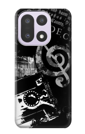 S3197 Music Cassette Note Hülle Schutzhülle Taschen für OnePlus 15