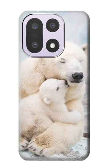 S3373 Polar Bear Hug Family Hülle Schutzhülle Taschen für OnePlus 15