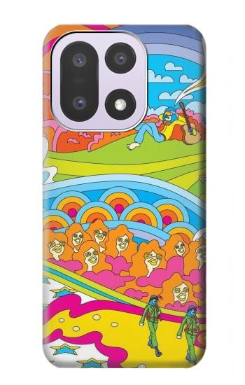 S3407 Hippie Art Hülle Schutzhülle Taschen für OnePlus 15