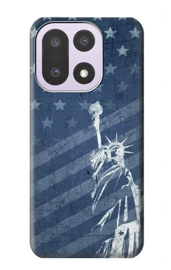S3450 US Flag Liberty Statue Hülle Schutzhülle Taschen für OnePlus 15