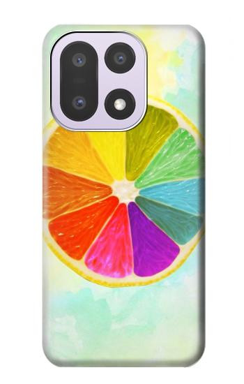 S3493 Colorful Lemon Hülle Schutzhülle Taschen für OnePlus 15