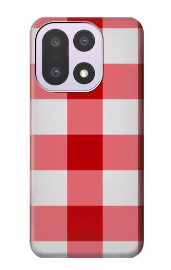 S3535 Red Gingham Hülle Schutzhülle Taschen für OnePlus 15