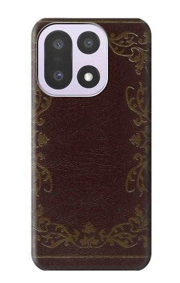 S3553 Vintage Book Cover Hülle Schutzhülle Taschen für OnePlus 15