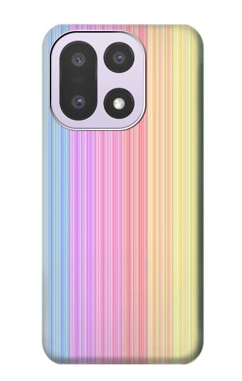 S3849 Colorful Vertical Colors Hülle Schutzhülle Taschen für OnePlus 15