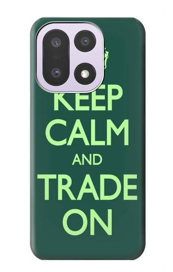 S3862 Keep Calm and Trade On Hülle Schutzhülle Taschen für OnePlus 15
