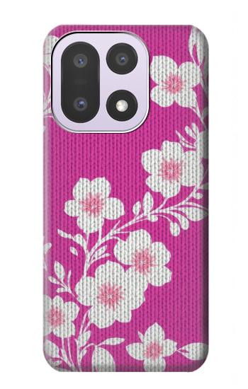 S3924 Cherry Blossom Pink Background Hülle Schutzhülle Taschen für OnePlus 15
