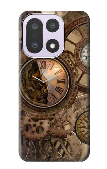 S3927 Compass Clock Gage Steampunk Hülle Schutzhülle Taschen für OnePlus 15