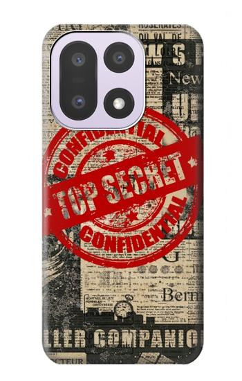 S3937 Text Top Secret Art Vintage Hülle Schutzhülle Taschen für OnePlus 15