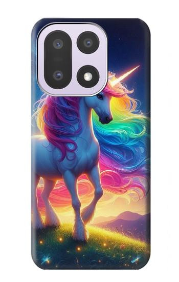 S3977 Colorful Unicorn Hülle Schutzhülle Taschen für OnePlus 15