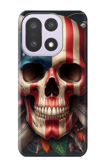 S4015 Skull American Flag Hülle Schutzhülle Taschen für OnePlus 15