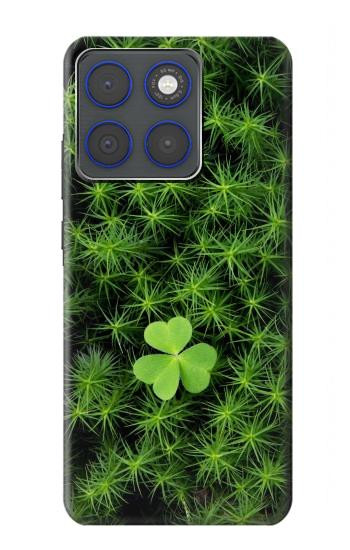 S0358 Clover Lucky Leaf Hülle Schutzhülle Taschen für Motorola Edge 70