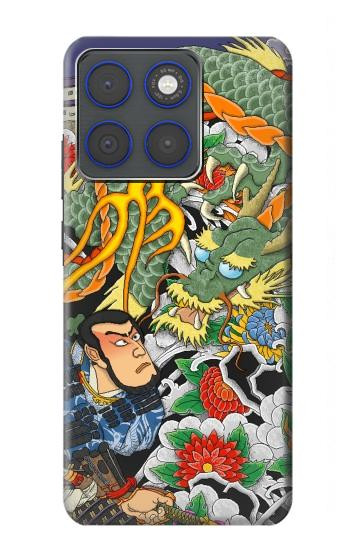 S0454 Japan Tattoo Hülle Schutzhülle Taschen für Motorola Edge 70