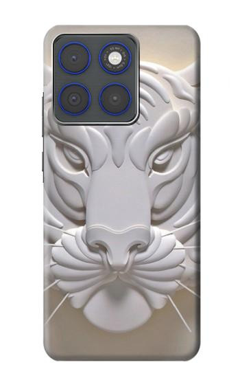 S0574 Tiger Carving Hülle Schutzhülle Taschen für Motorola Edge 70