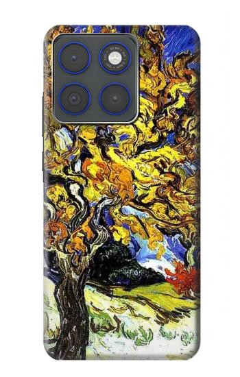 S0902 Mulberry Tree Van Gogh Hülle Schutzhülle Taschen für Motorola Edge 70