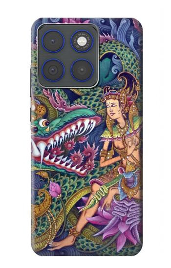 S1240 Bali Painting Hülle Schutzhülle Taschen für Motorola Edge 70