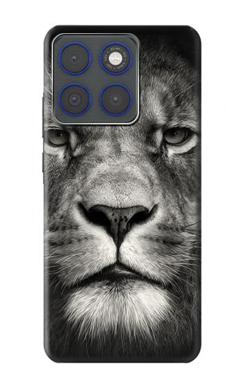 S1352 Lion Face Hülle Schutzhülle Taschen für Motorola Edge 70