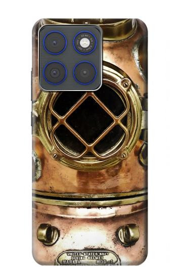 S2412 Vintage Deep Sea Diving Helmet Hülle Schutzhülle Taschen für Motorola Edge 70