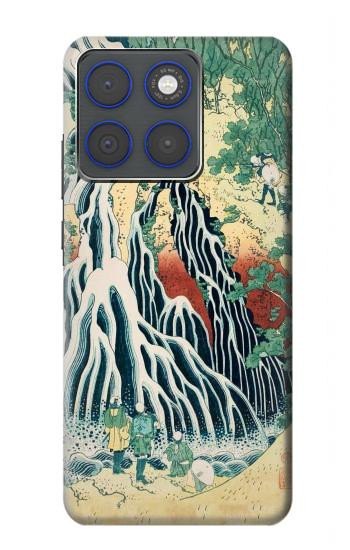 S2491 Hokusai Kirifuri Waterfall at Kurokami Hülle Schutzhülle Taschen für Motorola Edge 70