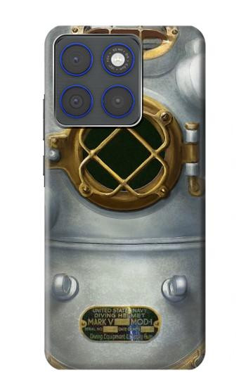 S2646 Vintage Deep Sea Diver Helmet Hülle Schutzhülle Taschen für Motorola Edge 70