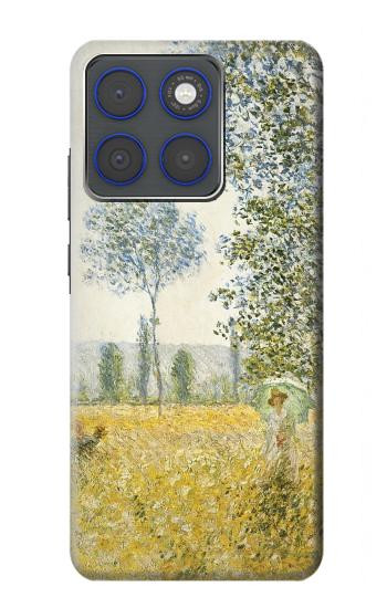S2682 Claude Monet Fields In Spring Hülle Schutzhülle Taschen für Motorola Edge 70