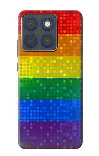 S2683 Rainbow LGBT Pride Flag Hülle Schutzhülle Taschen für Motorola Edge 70