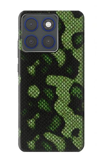 S2877 Green Snake Skin Graphic Printed Hülle Schutzhülle Taschen für Motorola Edge 70