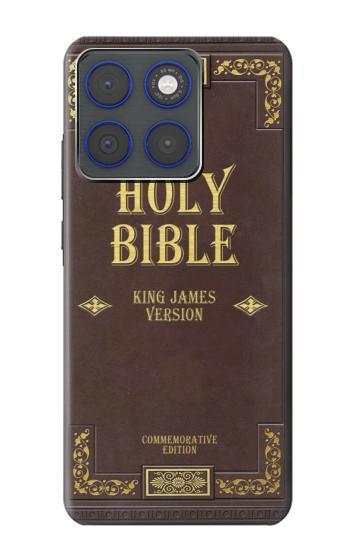 S2889 Holy Bible Cover King James Version Hülle Schutzhülle Taschen für Motorola Edge 70